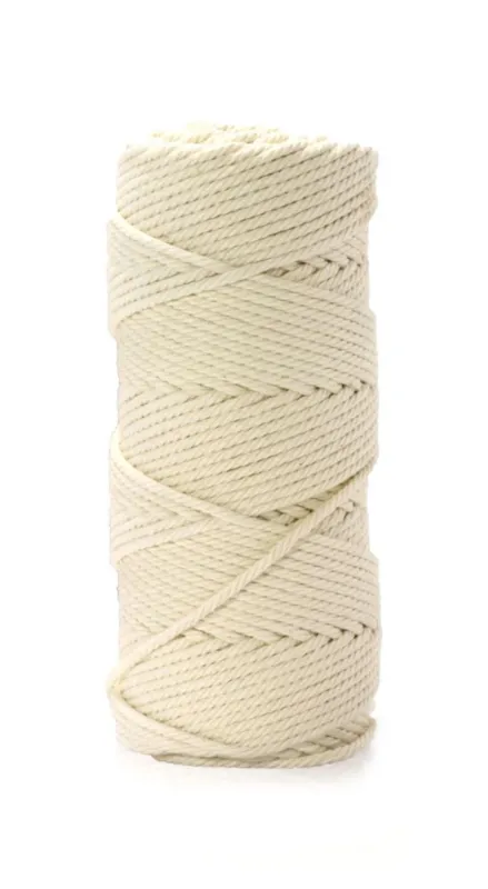Corde à Roulade en Coton Ecru - 140 m