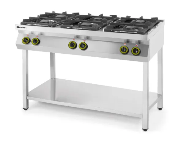 Table de Cuisson à gaz Kitchen Line - 6 Feux