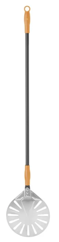 Pelle à Pizza Ronde Perforée en Inox - 1200 x 230 mm
