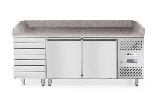 Comptoir de Préparation Réfrigéré pour Pizzas ou Salades - 280 L