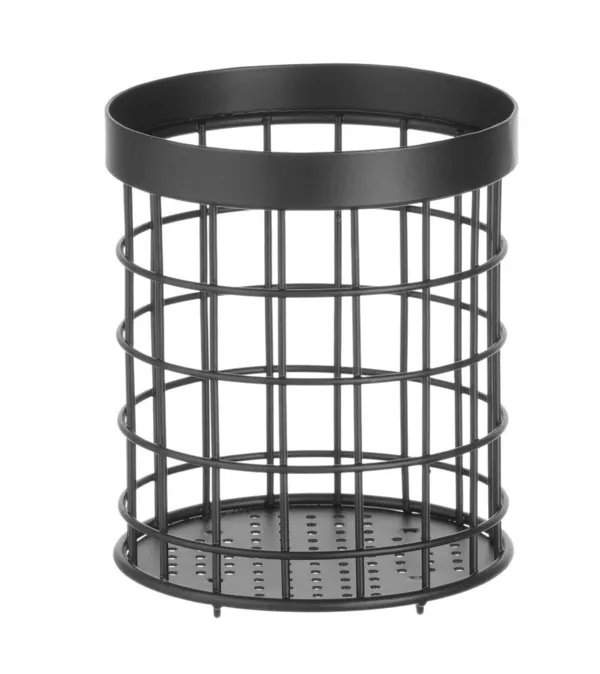 Porte-Couverts Cylindrique Noir