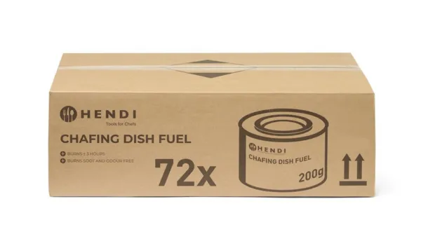 Pâte Combustible pour Chafing Dish en Boîte - 72 pièces