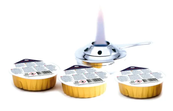 Pâte Combustible dans Boîtes Jetables - 3 pièces