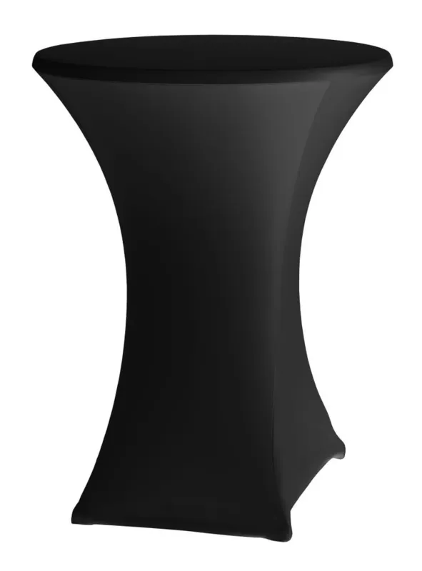 Housse pour Table Haute Noire - 850 mm de Diamètre