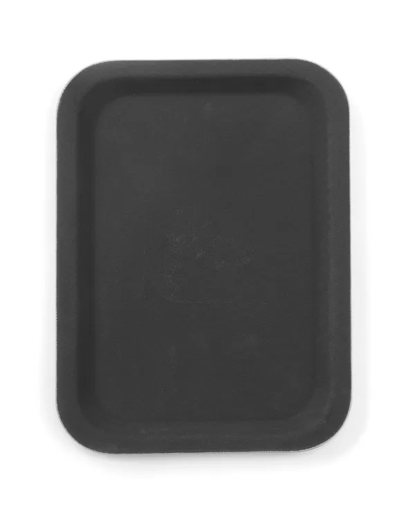 Plateau Rectangulaire en Fibre de Verre - Noir - 280 x 200 mm
