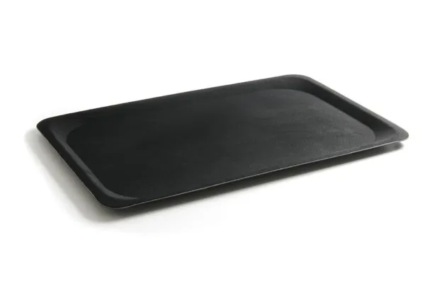 Plateau Rectangulaire en Fibre de Verre - Noir - Euronorm
