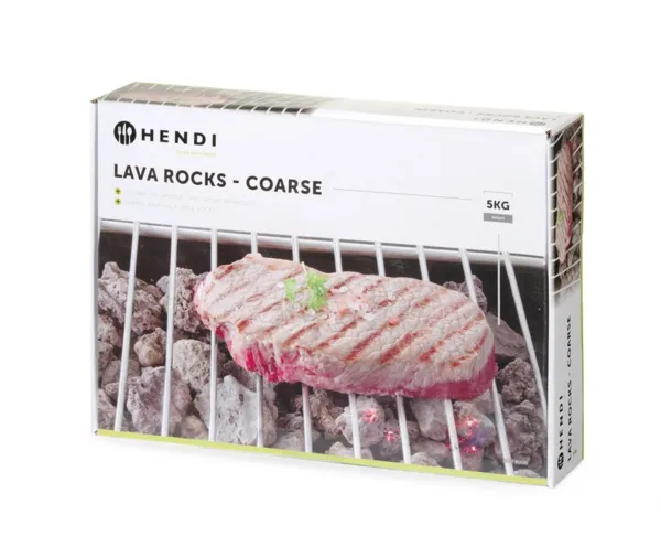 Pierres de Lave pour Barbecue à Gaz Professionnel - Gros Calibre - sac de 5 Kg