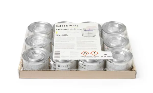 Pâte Combustible pour Chafing Dish en Boîte - 12 pièces