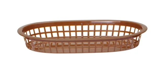 Panier de Service Fast-Food - Brun - Lot de 6