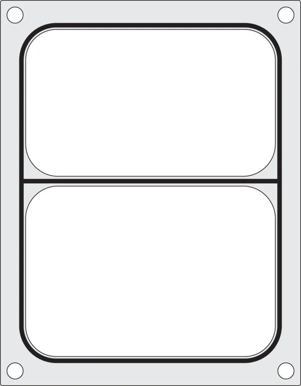 Matrice de Scellage pour Scelleuse Manuelle - 2 Compartiments
