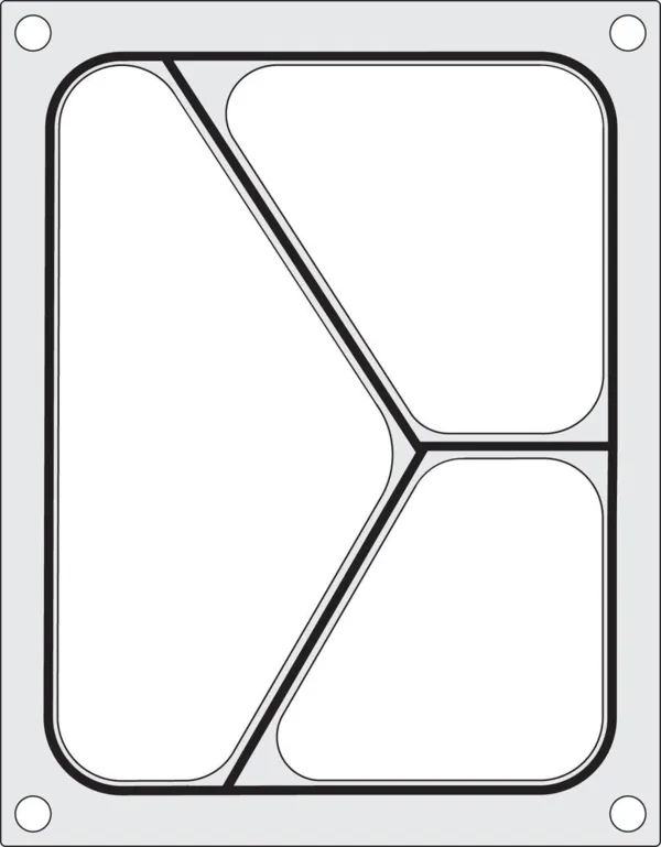 Matrice de Scellage Pour Scelleuse Manuelle - 3 Compartiments