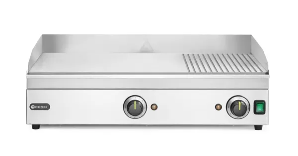 Grill Plaque Rainuré/Lisse