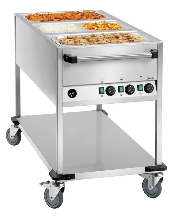 Chariot à Bain-Marie - 3 GN 1/1