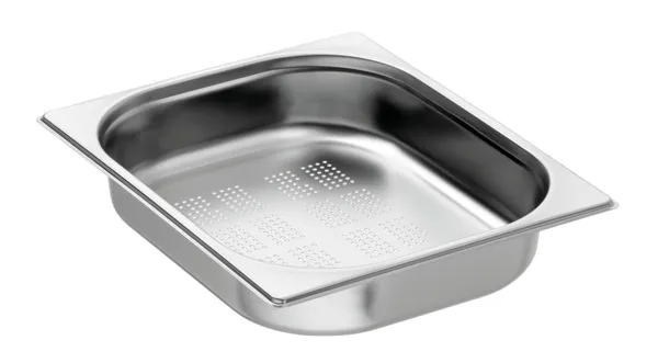 Bac Gastro GN 1/2 Perforé Inox - Profondeur 65 mm - 4 L