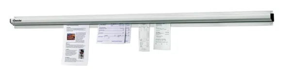 Pince Porte-Fiches Murale Aluminium - 910 mm