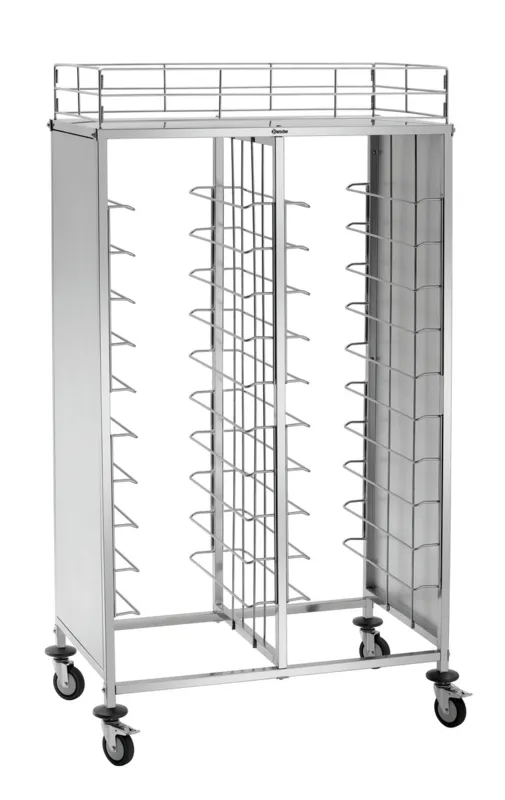 Chariot à Plateaux en Inox - 80 Kg