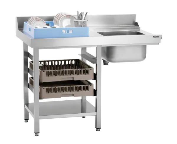 Table de Tri avec 1 Bac - Gauche - L 1200 x P 715 mm