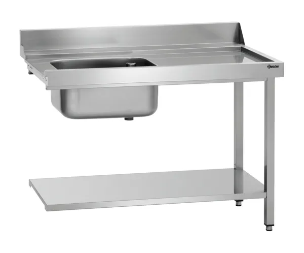 Table de Tri avec 1 Bac - Droite - L 1200 x P 720 mm