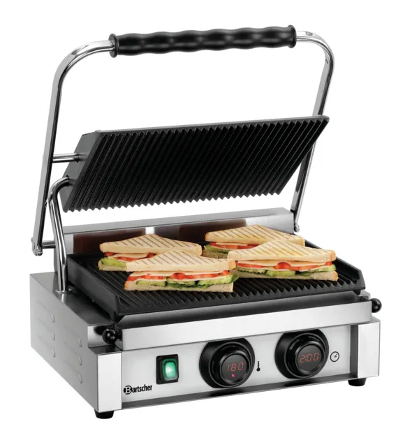 Grill Panini de Contact - Plaques Rainurées