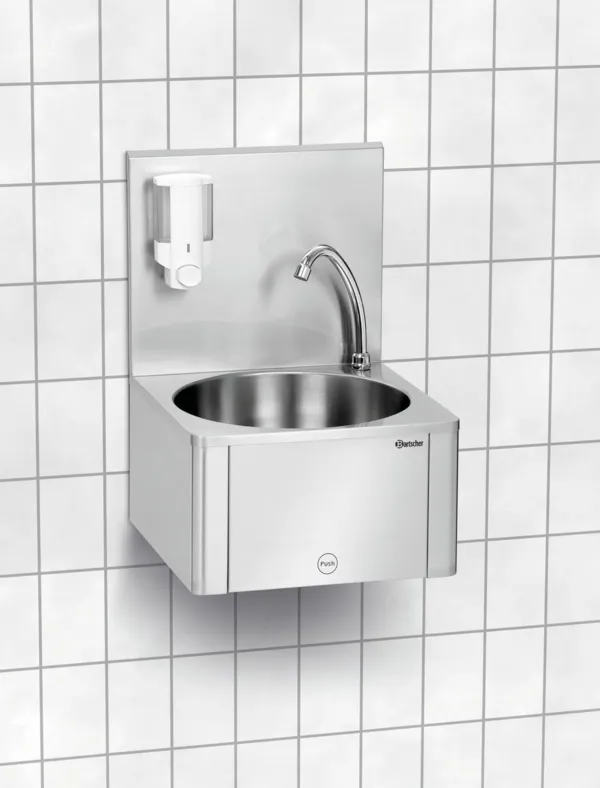 Lave-Mains à Commande Fémorale avec Distributeur de Savon