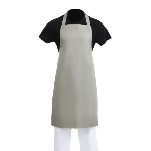 Tablier Bavette Olive en Polycoton - 711 x 965 mm