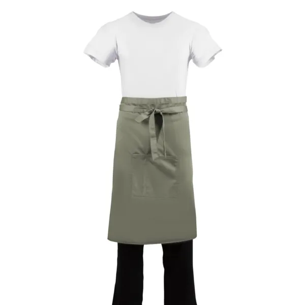 Tablier de Serveur Olive en Polycoton - 1000 x 700 Mm