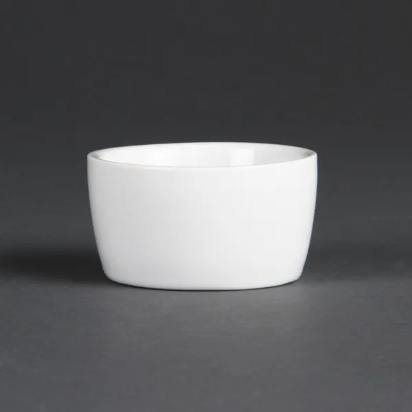 Pot à Beurre Blanc Whiteware - 62 mm de Diamètre - Lot de 12
