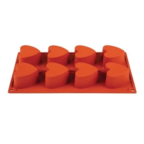 Moule Anti-adhésif en Silicone Forme de Coeur- P 35 mm
