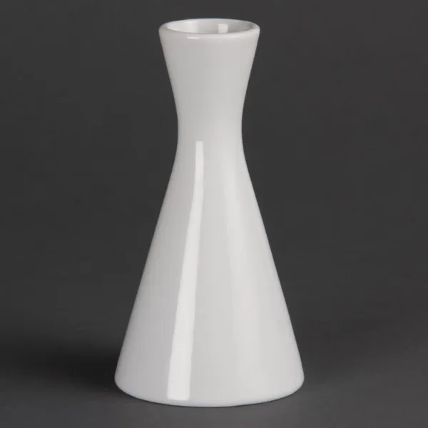 Vase Bouteille Blanc 140 mm - Lot de 6