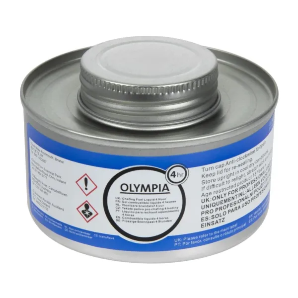 Combustible 4 h pour Chafing Dish - Lot de 12