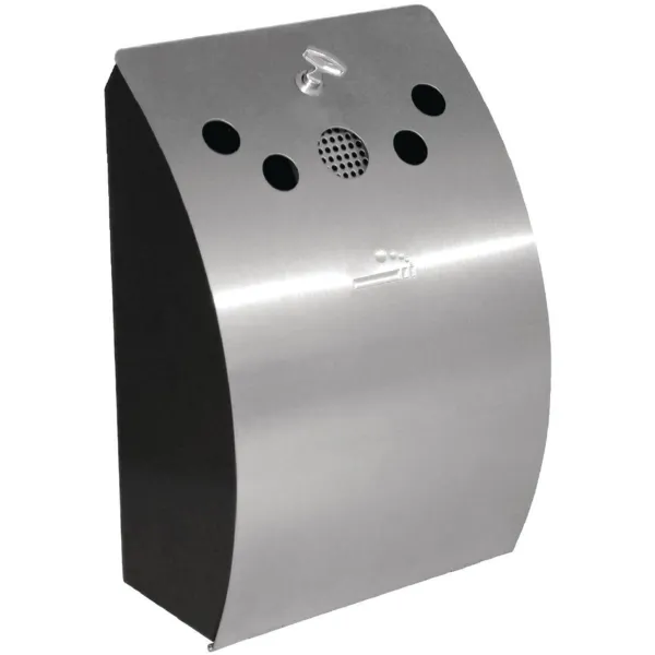 Cendrier Mural en Inox - 245 x 142 mm