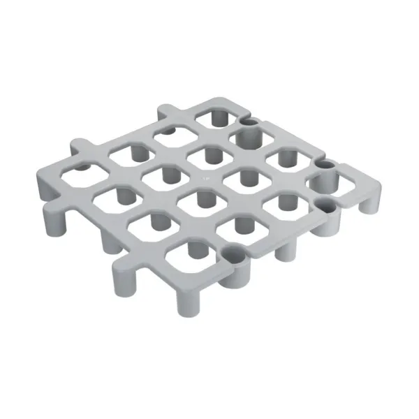 Caillebotis Gris - 335 x 335 mm - Lot de 2