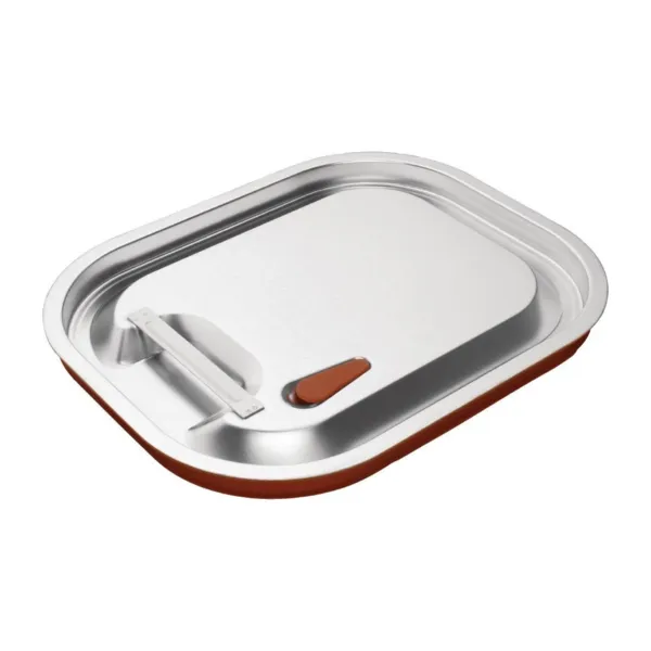 Couvercle Hermétique en Inox et Silicone pour Bac GN 1/2