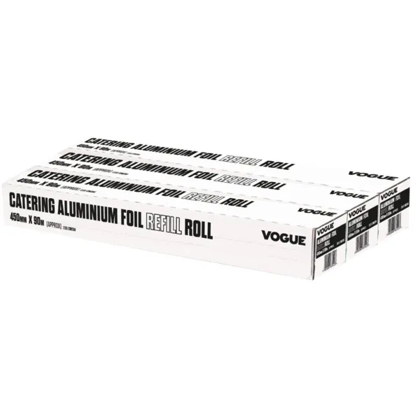 Rouleaux de Papier Aluminium pour Distributeur Wrap 450 - Lot de 3
