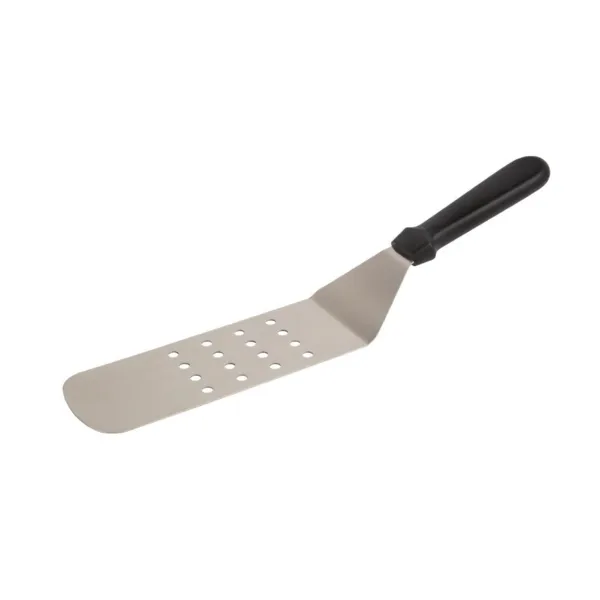 Spatule Coudée Ajourée Inox - 25,5 cm