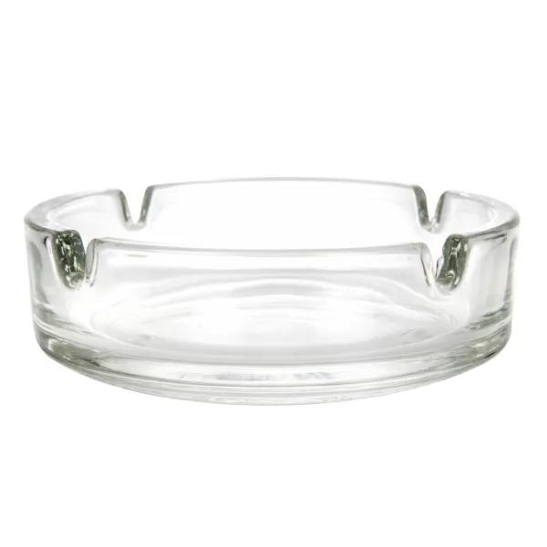 Petit Cendrier Empilable en Verre - Ø 107 mm - Lot de 24