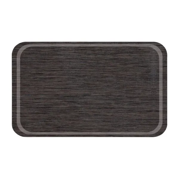 Plateau Rond en Mélamine Wengé Euronorme GN 1/1