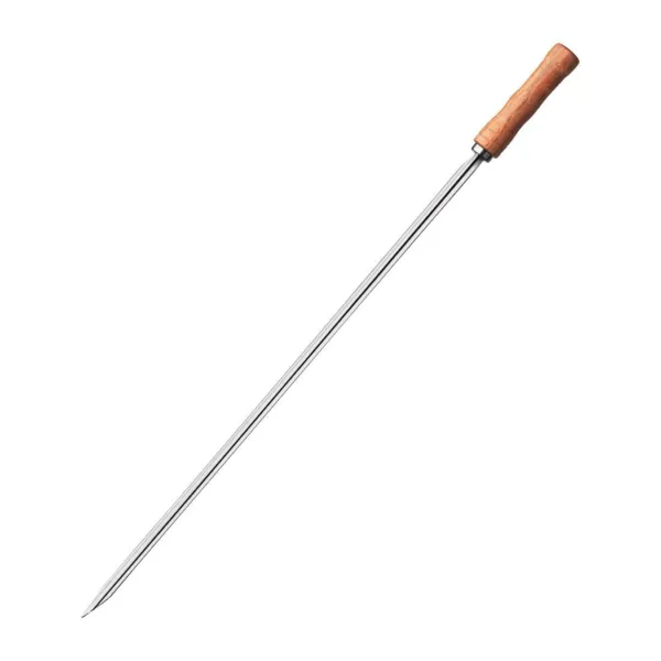 Brochette Barbecue Simple en Bois - L 550 mm