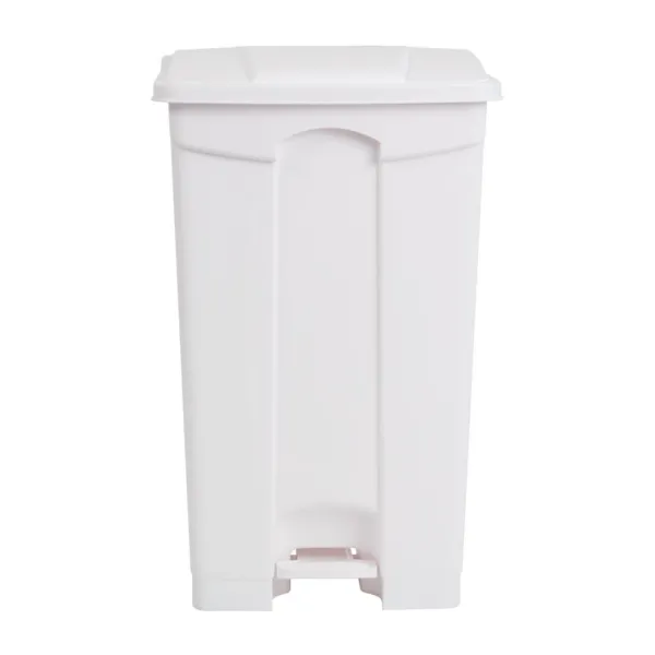 Poubelle de Cuisine à Pédale Blanche - 87 L