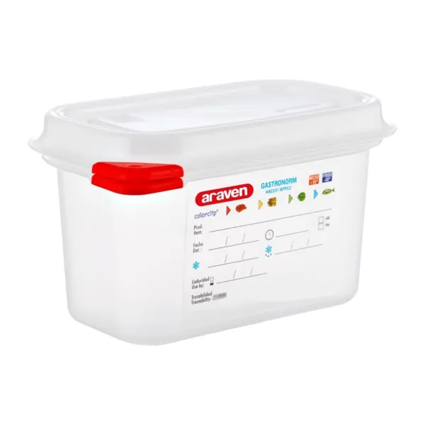 Boîte Alimentaire Gn1/9 1L - Lot De 4