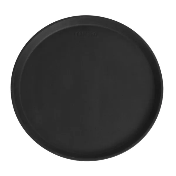 Plateau De Service Rond Fibre De Verre Antidérapant Camtread Noir Ø 355Mm