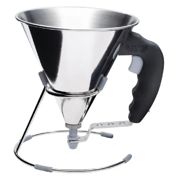 Mini Entonnoir en Inox À Piston Automatique- 800ml