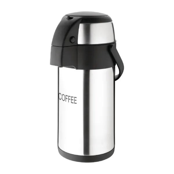 Pichet À Pompe Pour Café en Inox - 3 L