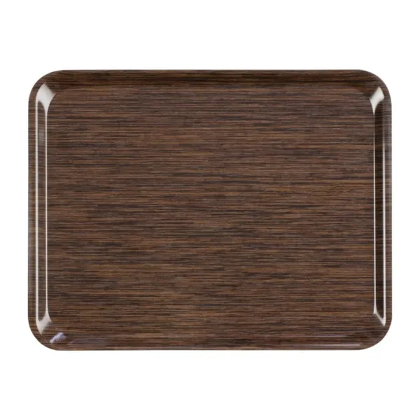 Plateau De Service En Mélamine Self 46X36Cm Wengé