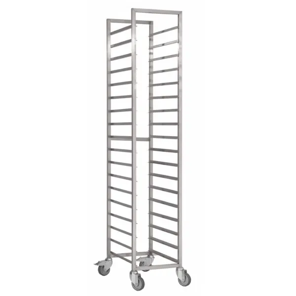 Chariot À Glissières en Inox - 600 x 400mm - 18 Niveaux