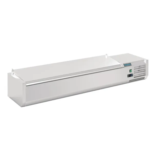 Saladette À Poser avec Couvercle Série G -  7 x GN 1/4