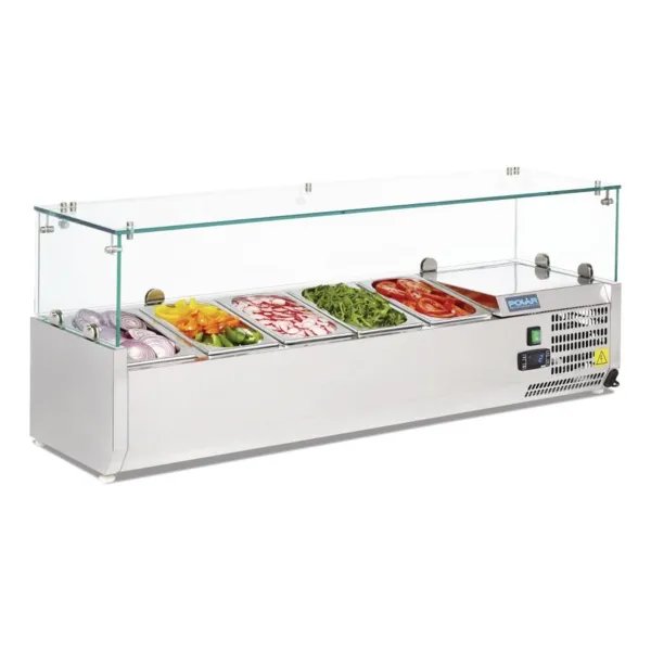 Vitrine À Ingrédients Réfrigérée Série G - 5 x GN 1/4