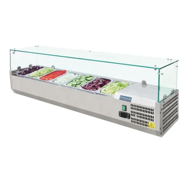 Vitrine À Ingrédients Réfrigérée Série G - 7 x GN 1/4