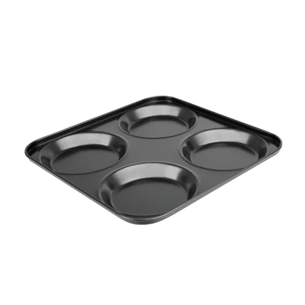 Plaque Antiadhésive de 4 Moules Ronds - L 235 x P 235mm