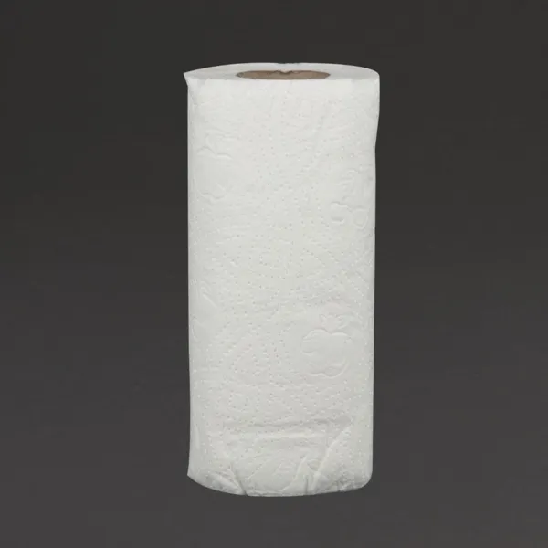 Essuie-Tout Blanc 2 Plis - L 11,5 m - Lot de 24